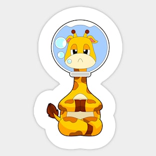 Giraffe Aquarium Sticker